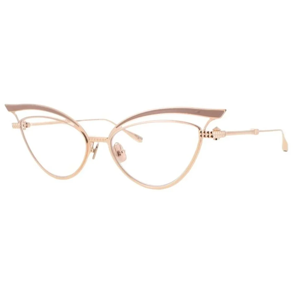 NWT VALENTINO EYEGLASSES CAT EYE ROSE GOLD WOMEN EYEWEAR